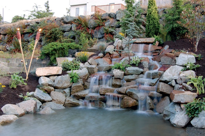 Download this Landscaping Waterfall picture